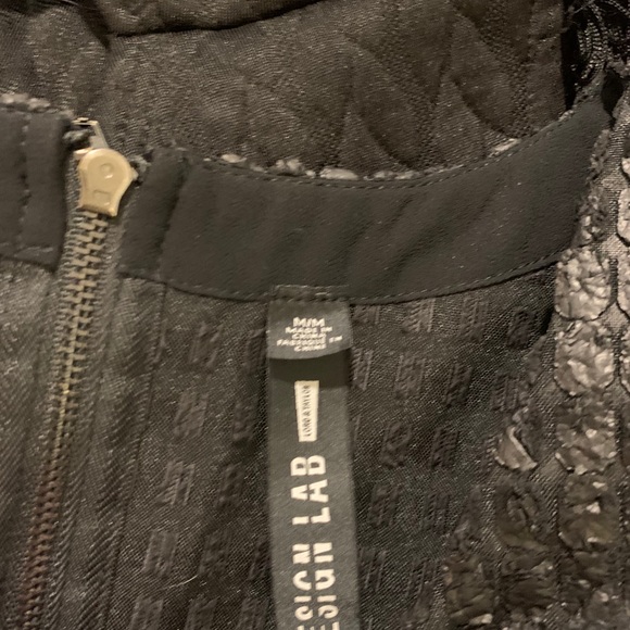 Black fringed bottom dress - Picture 2 of 5